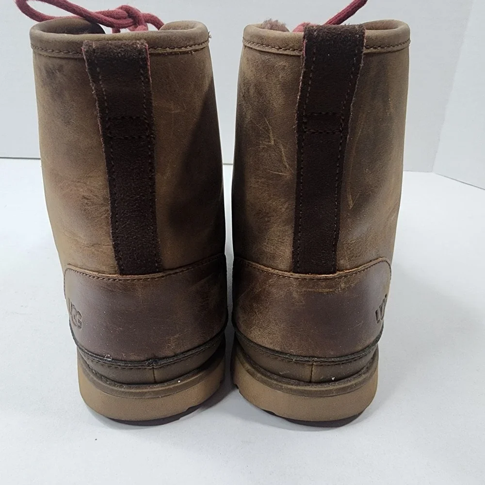 UGG Chukka Men's Size 10 F27019C Winter Boots -Chestnut Suede Waterproof  EUC